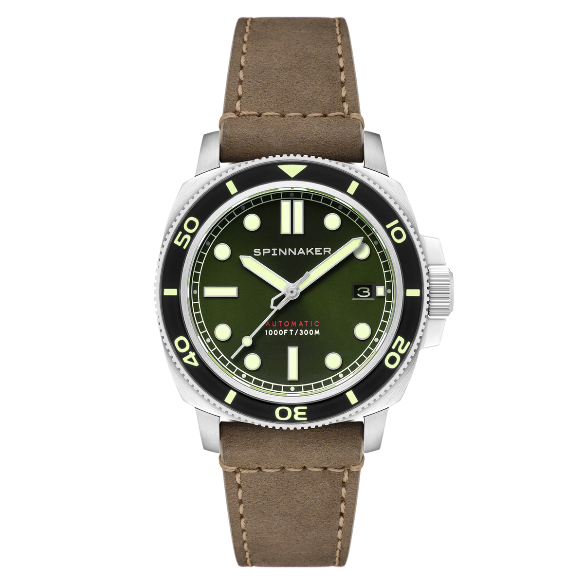 Alligator Green Spinnaker Watches