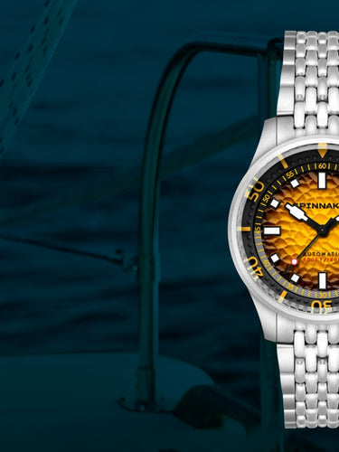 Saffron Splash | Bradner Automatic – Spinnaker Watches