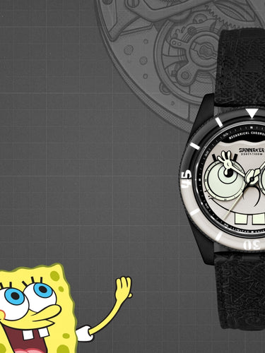 Googly Black | Fleuss Mechanical Chronograph Spongebob Squarepants