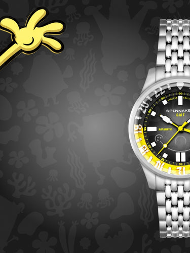 最終値下げ‼️ 美品‼️ SPINNAKER BRADNER Spinnaker SP-5121-33 Bradner GMT Automatic 42mm 18ATM Mens