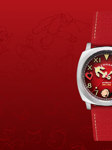 Olive Oyl Red | Hull California Automatic Popeye Sailors And