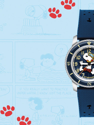 Cobalt Glimmer | Fleuss 40 Automatic Peanuts Snoopy Seaside