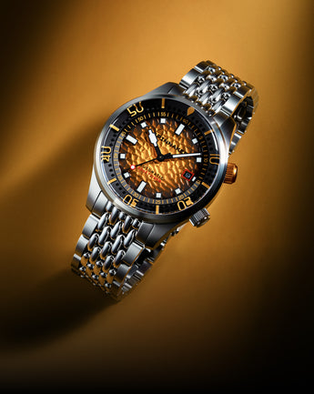 Saffron Splash | Bradner Automatic – Spinnaker Watches