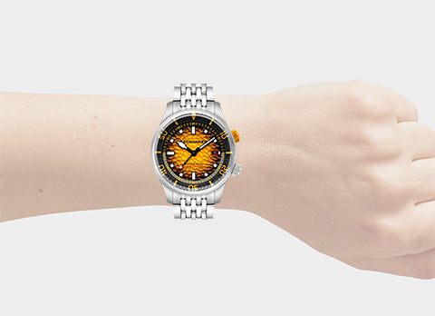 Saffron Splash | Bradner Automatic – Spinnaker Watches