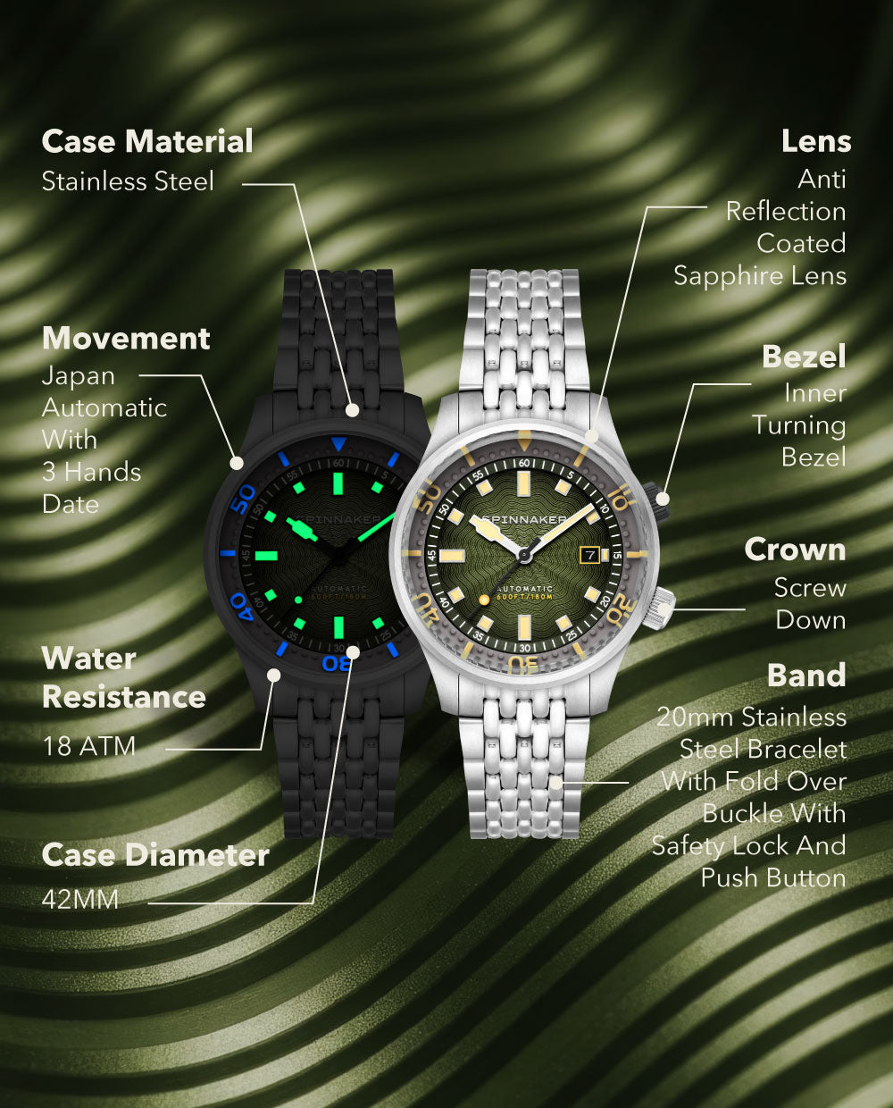 Bradner Automatic SP-5062 Soft Launch – Spinnaker Watches