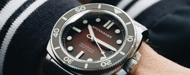 Spinnaker Mens 42mm Hull Diver Automatic Patriot Blue 3 Hands Watch with Stainless Steel Bracelet SP-5088-55 Spinnaker Mens 42mm Hull Diver Automatic Patriot Blue 3 Hands Watch with Stainless Steel Bracelet SP-5088-55