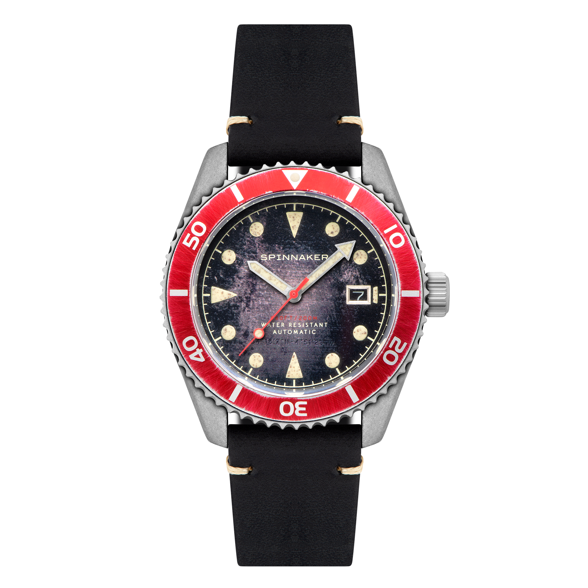 Distressed Black – Spinnaker Watches