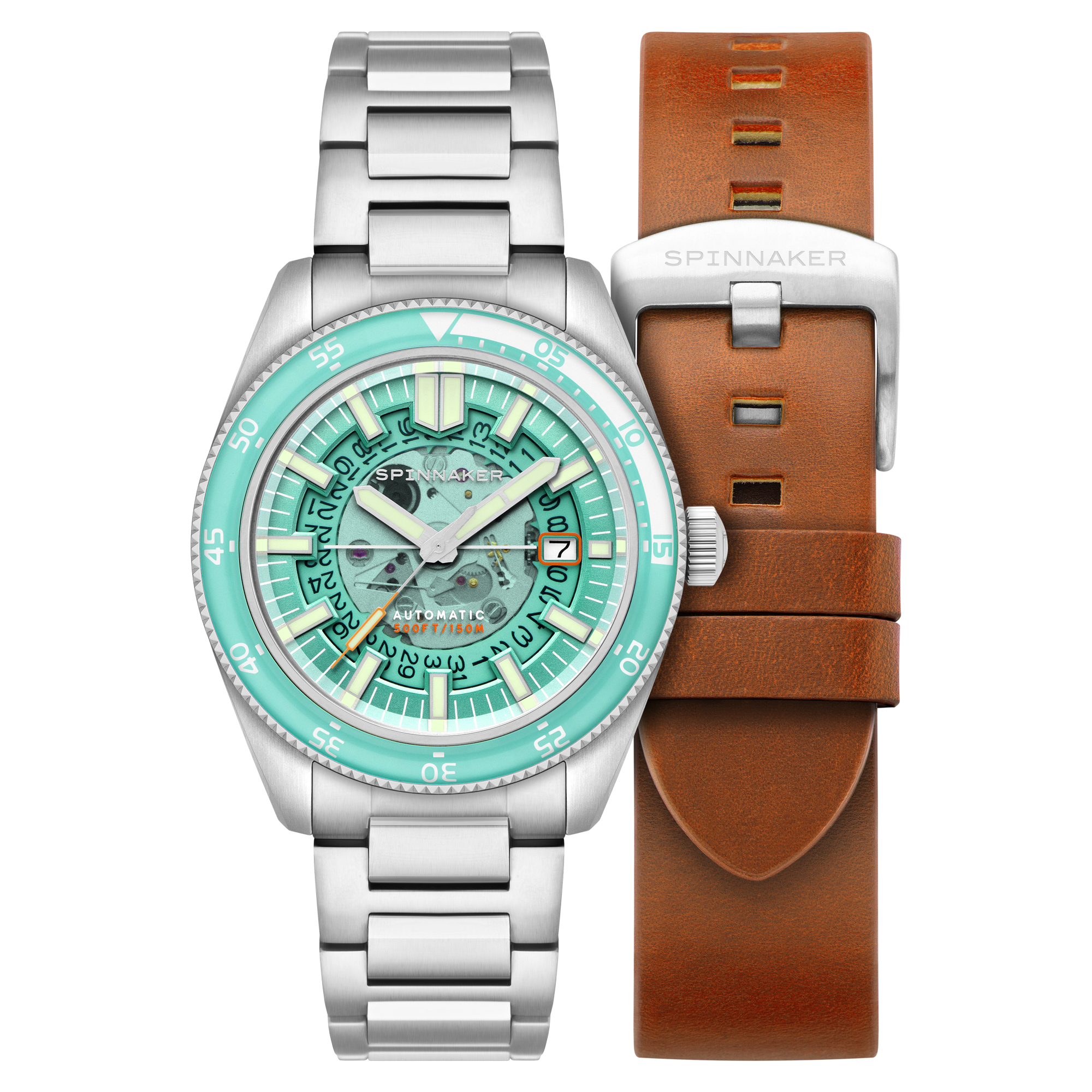 Tropical Blue | Fleuss Automatic Severn Edition – Spinnaker Watches Tropical Blue | Fleuss Automatic Severn Edition – Spinnaker Watches