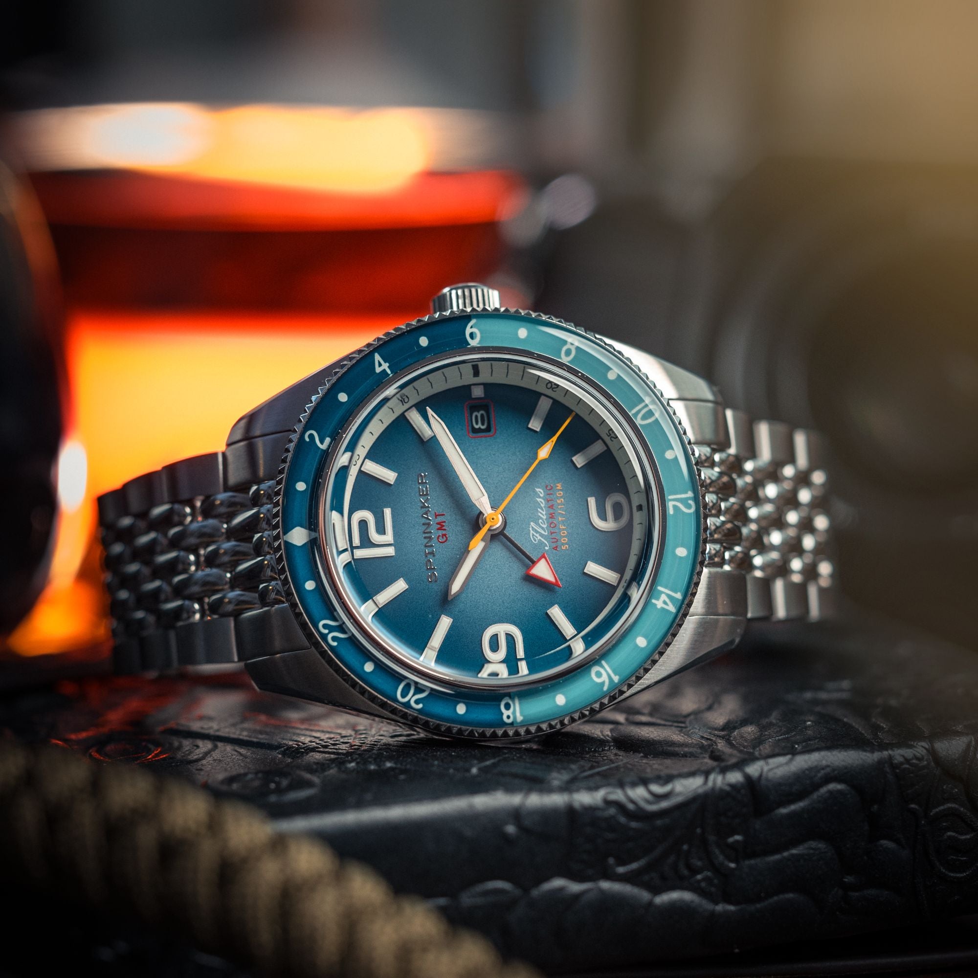 Spinnaker Watches Spinnaker Gmt Spinnaker Dumas GMT Automatic Red