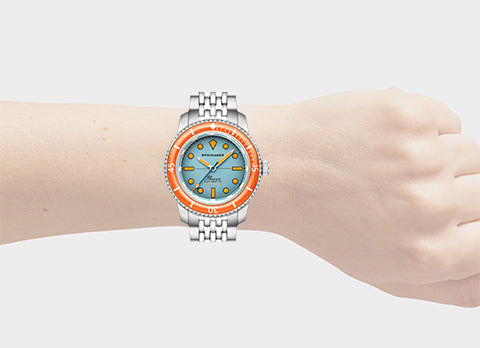 Teal Mirage | Fleuss 40 Automatic – Spinnaker Watches