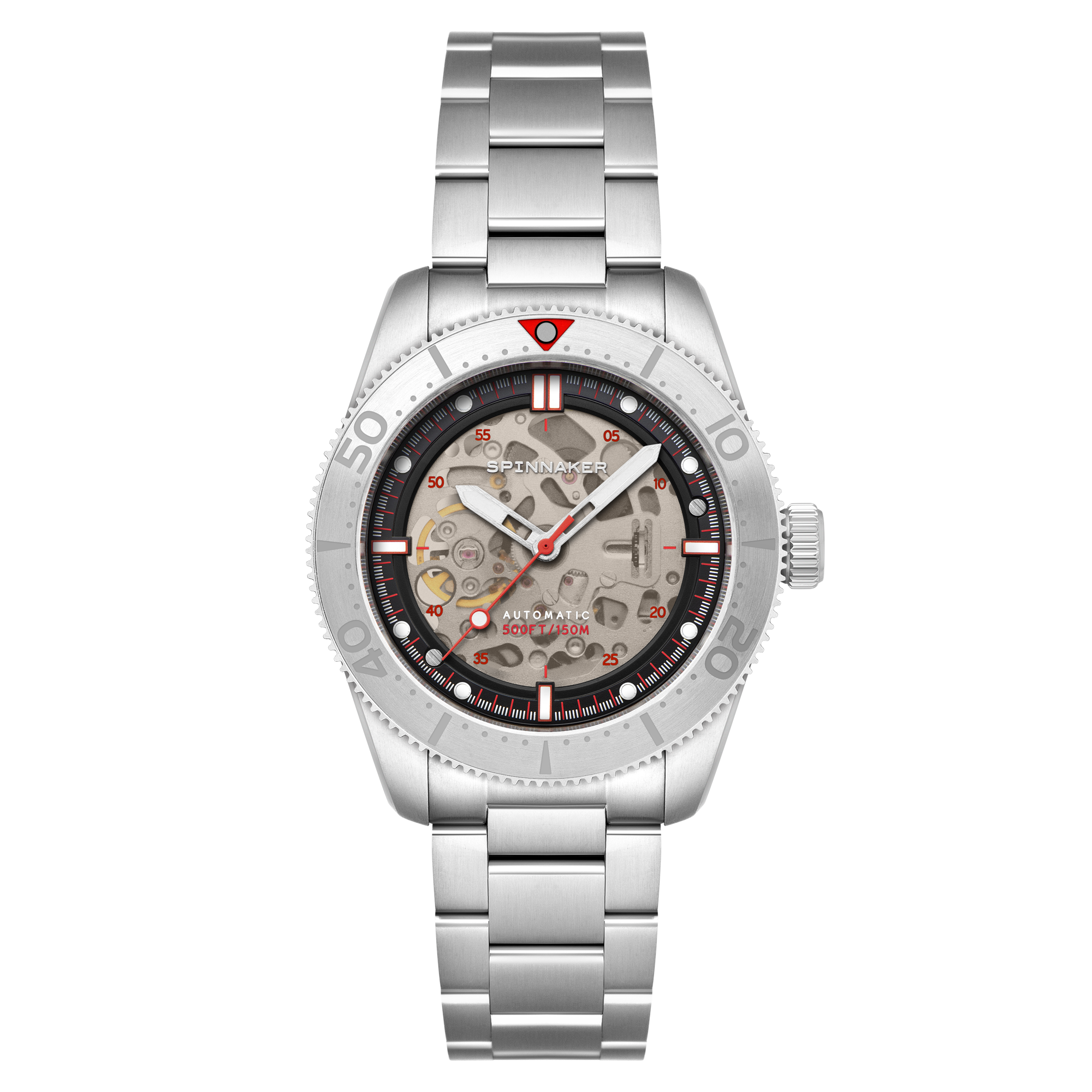All Steel | Croft 42 Skeleton Automatic – Spinnaker Watches All Steel | Croft 42 Skeleton Automatic – Spinnaker Watches