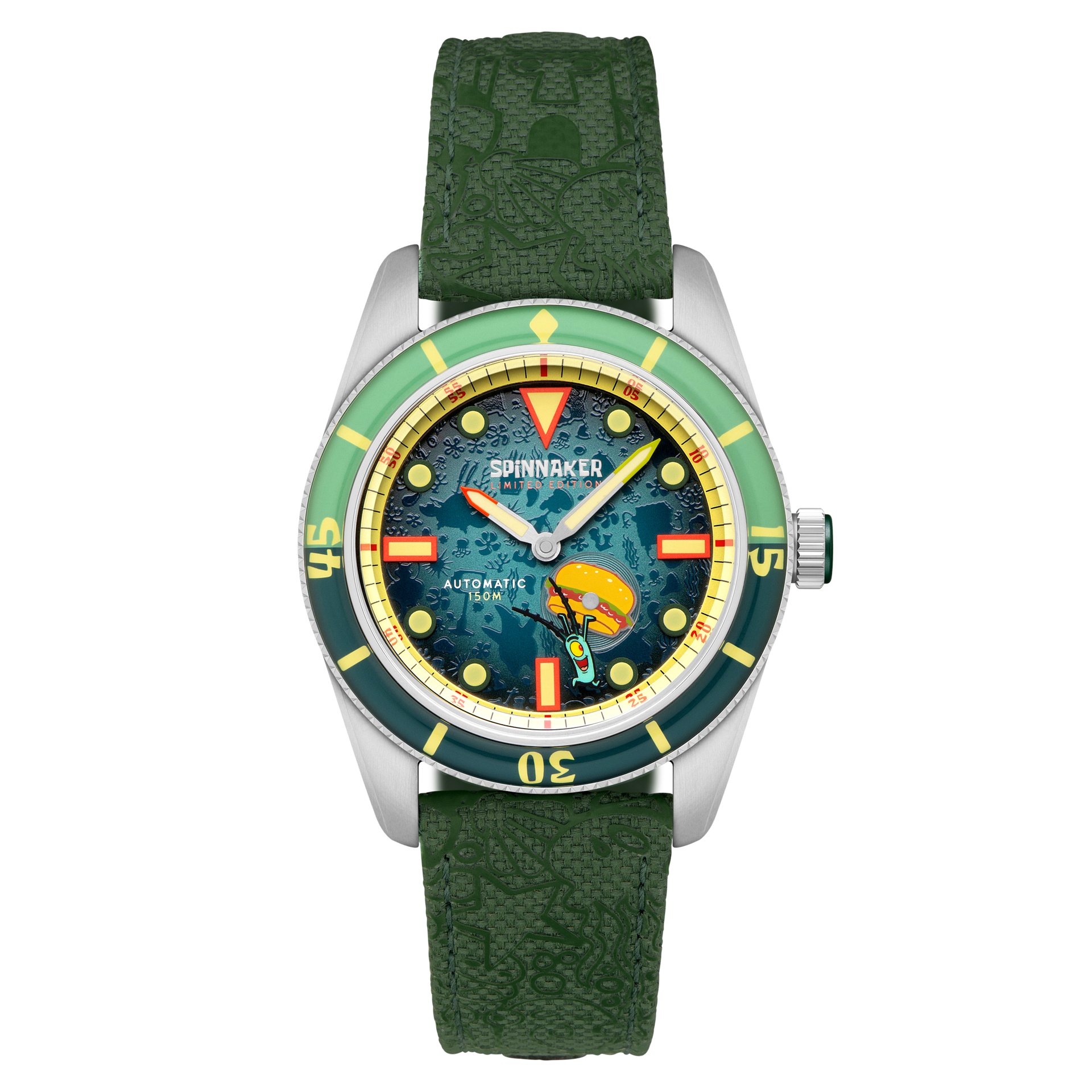 Spongebob Watch Fleuss Automatic SpongeBob SquarePants Conch Street Limited Edition SP ...