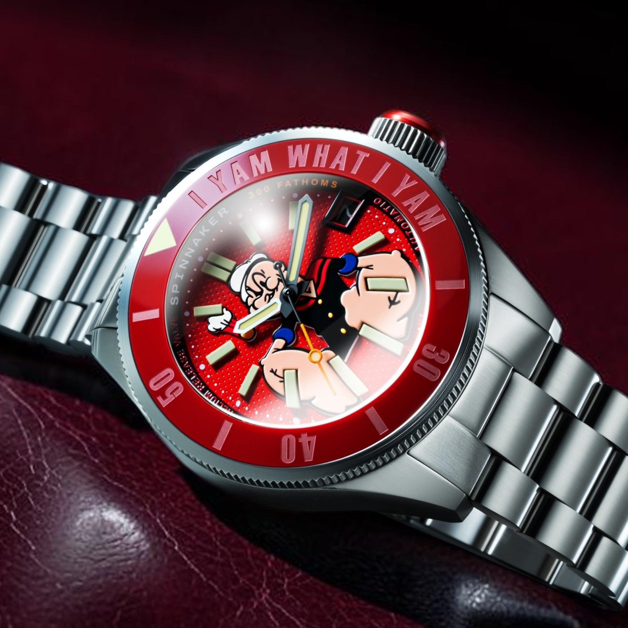Blistering Red | Piccard Automatic Popeye Forearm Fury Limited