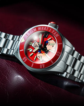 Blistering Red | Piccard Automatic Popeye Forearm Fury Limited