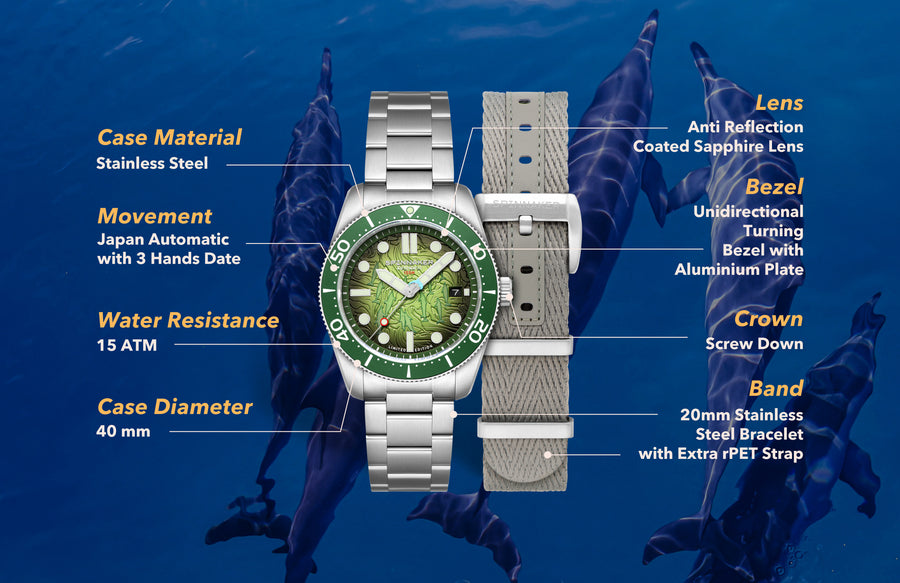 Dolphin様 オーダー ヌック Croft Mid-size Automatic Dolphin Project Limited Edition SP-5177