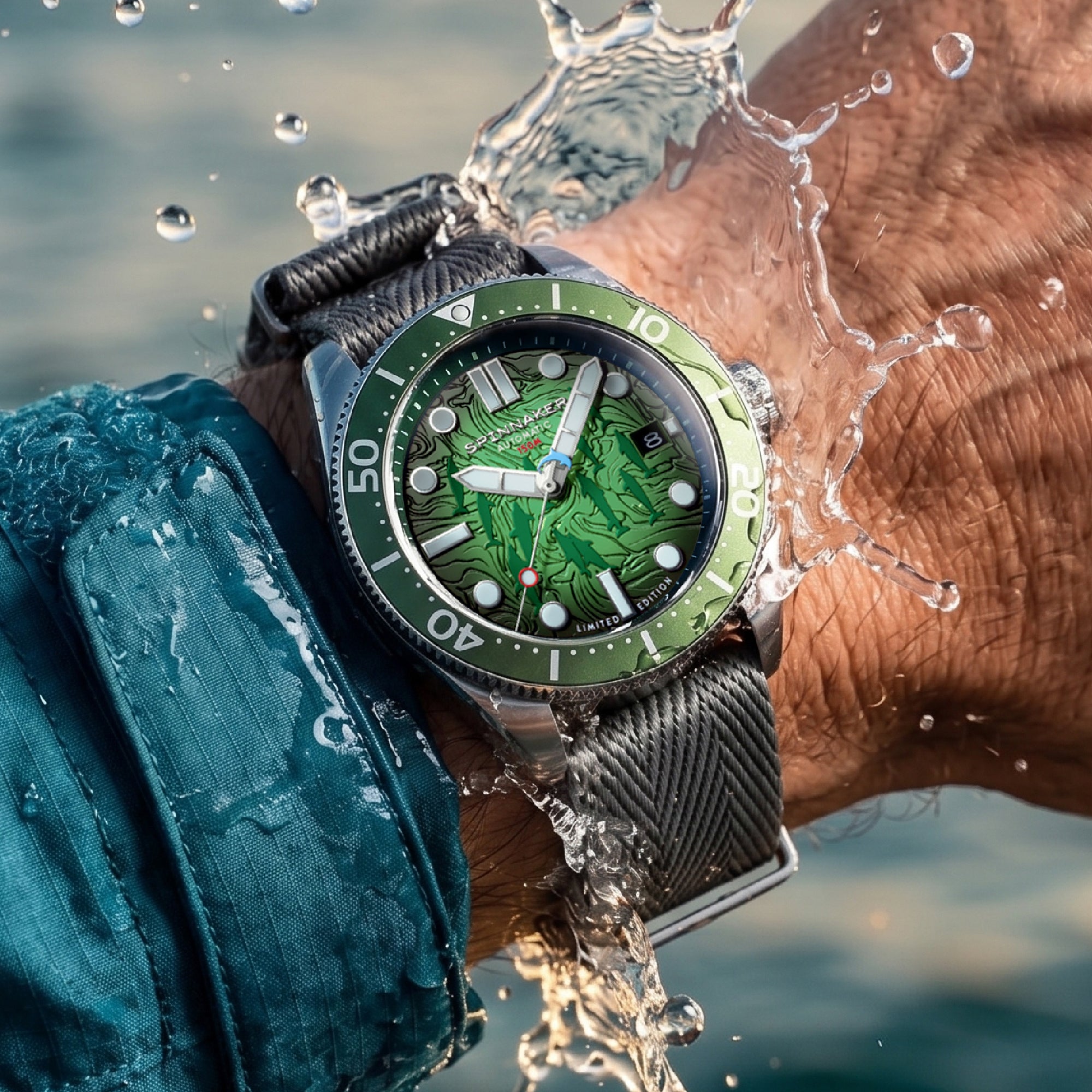 サーフオブジェ Croft Mid-size Automatic Dolphin Project Limited Edition SP-5177