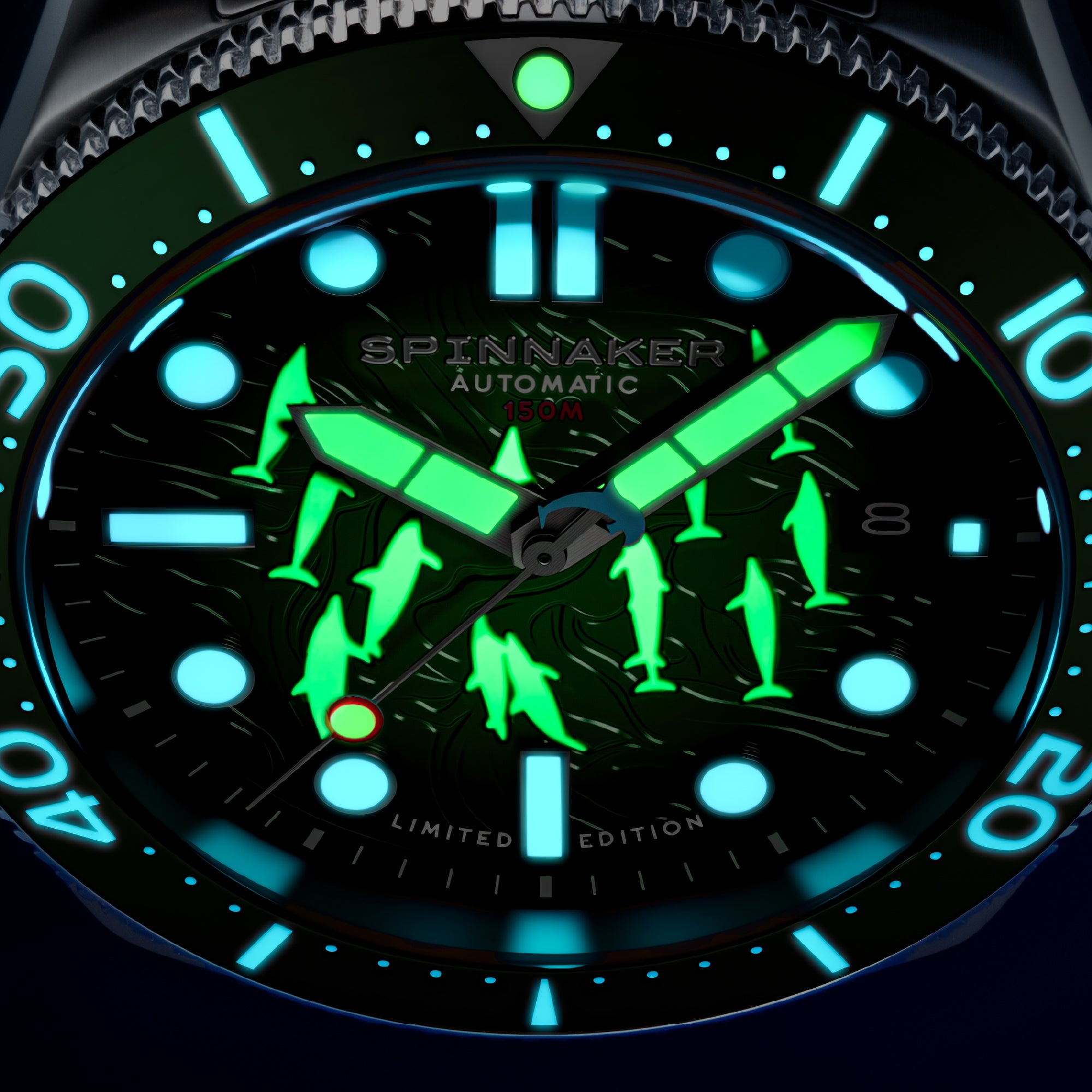 Croft Mid-size Automatic Dolphin Project Limited Edition SP-5177