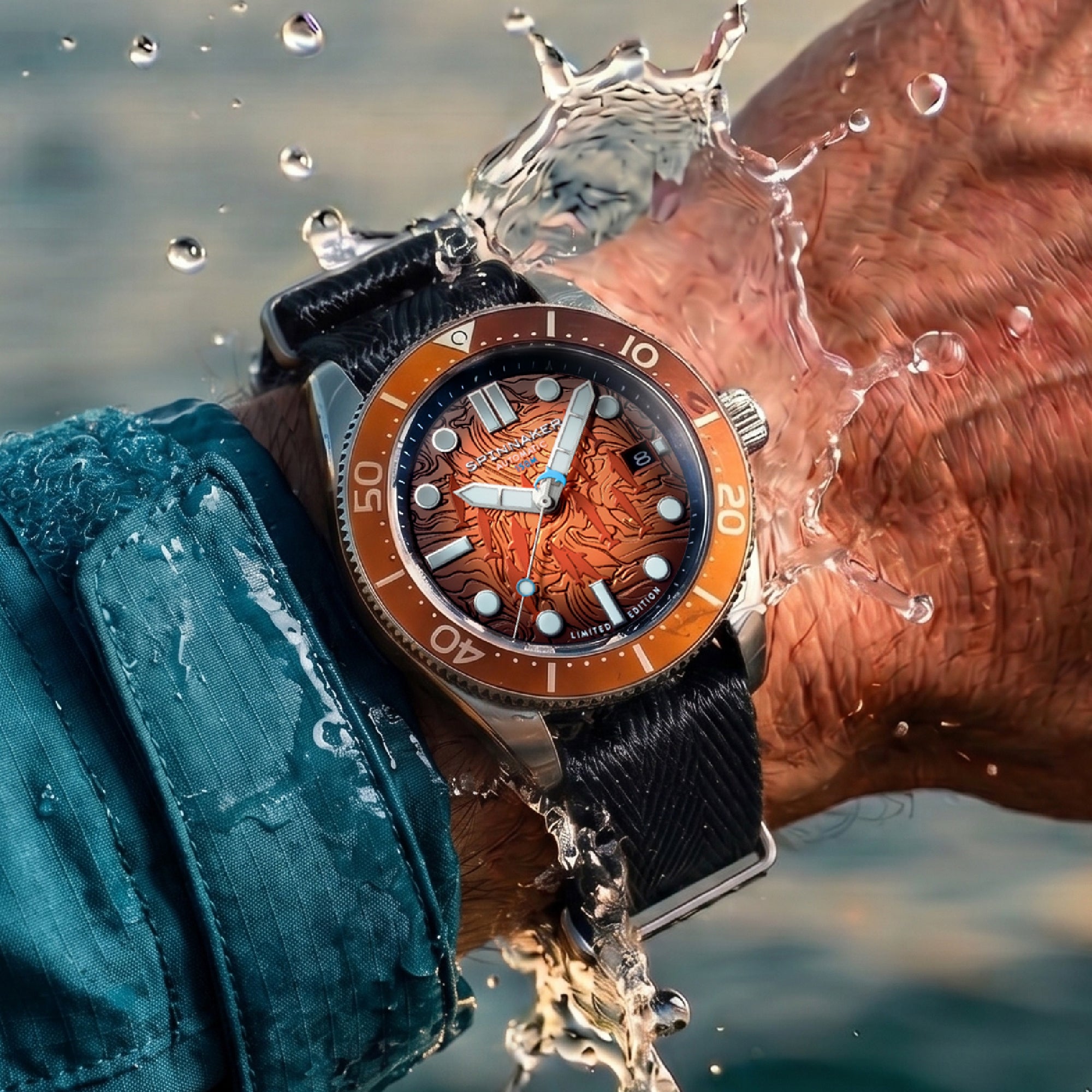 Croft Mid-size Automatic Dolphin Project Limited Edition SP-5177