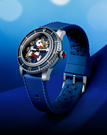 Cobalt Glimmer | Fleuss 40 Automatic Peanuts Snoopy Seaside