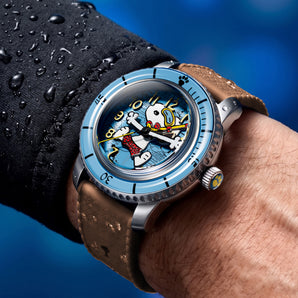 Fleuss 40 Automatic Peanuts Snoopy Seaside Snorkel Limited Edition