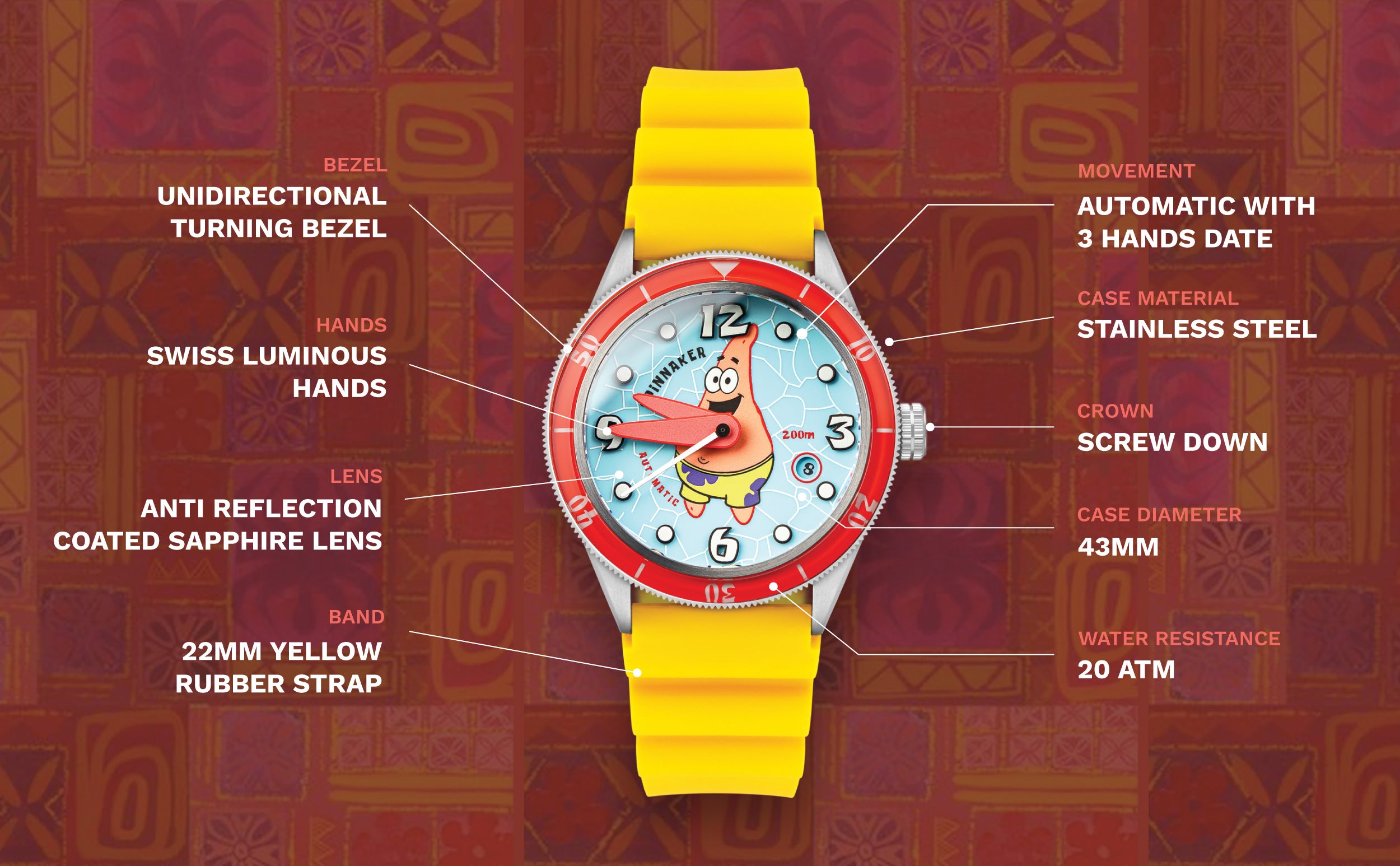 SpongeBob online SquarePants Vintage Wristwatch