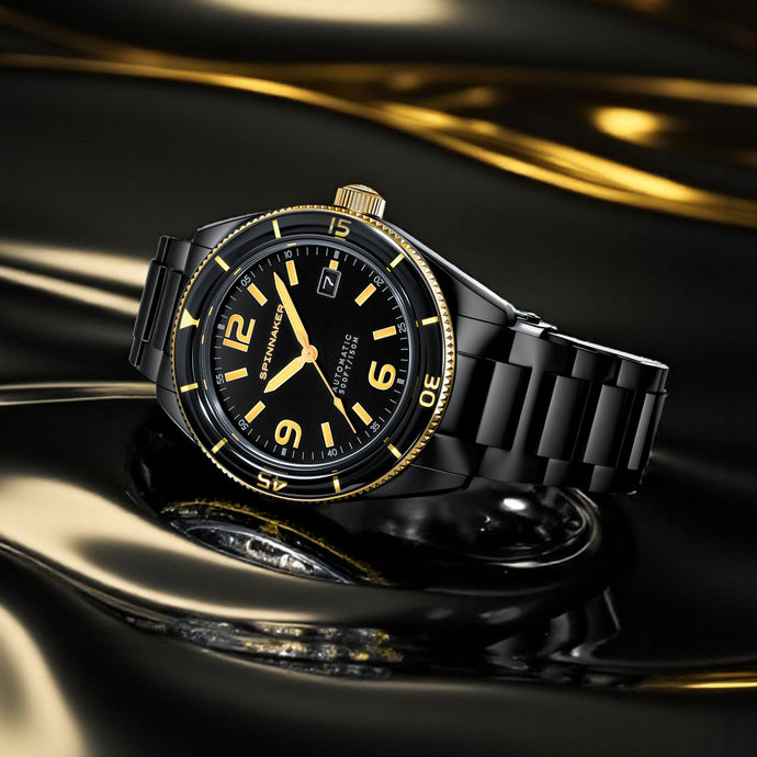 Black and Gold – Spinnaker Watches