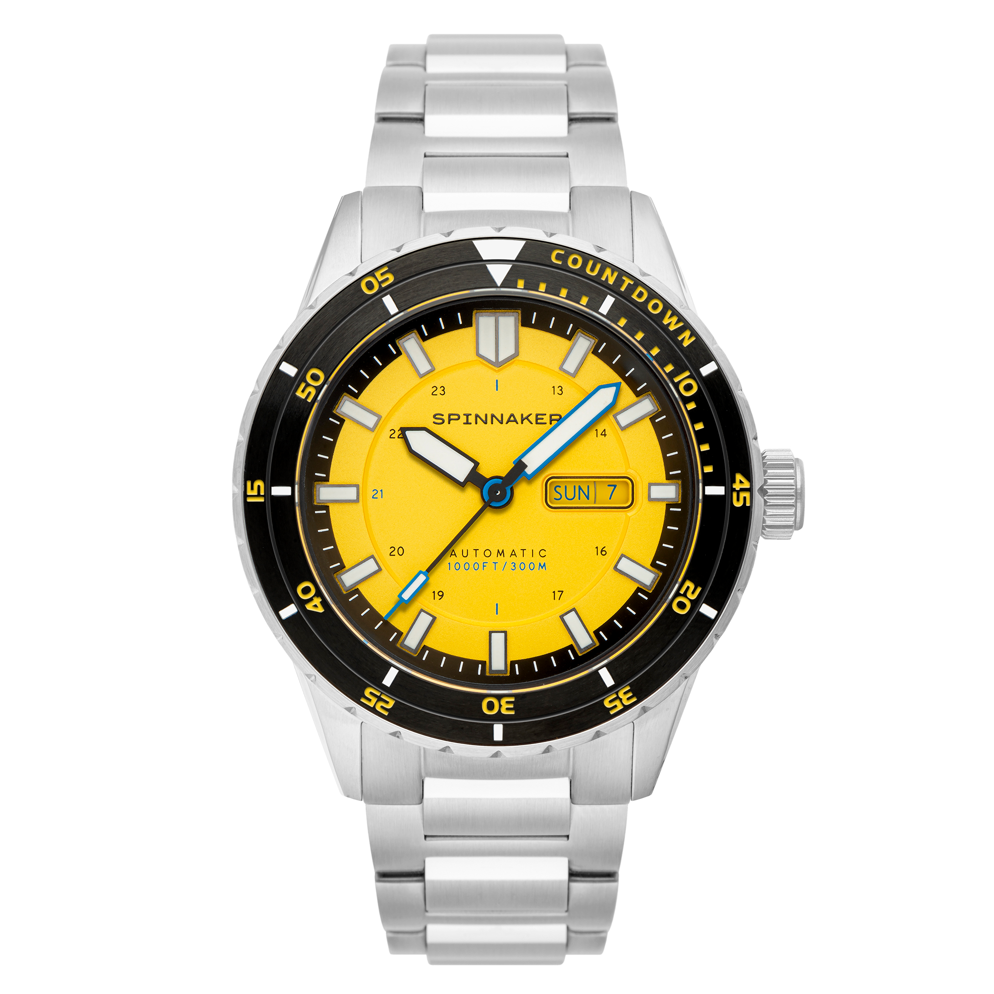 Safety Yellow | Hass Automatic – Spinnaker Watches Safety Yellow | Hass Automatic – Spinnaker Watches